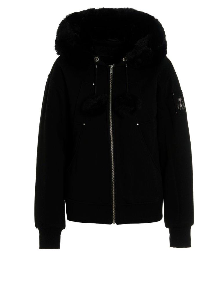 Moose knuckles front zip hooded jacket Clearance