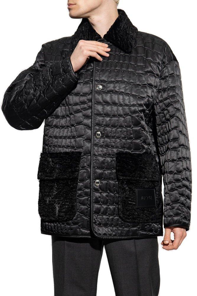 Louis Vuitton - Embossed Monogram single-breasted Jacket - Black - Men - Size: 52 - Luxury