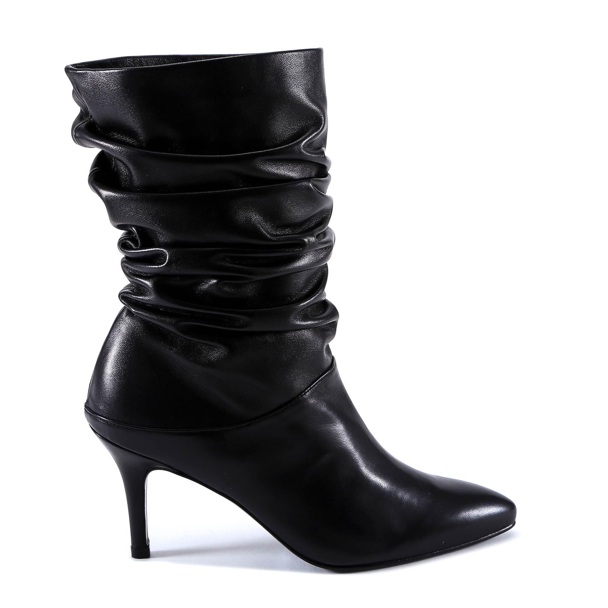 stuart weitzman instep leather zip booties