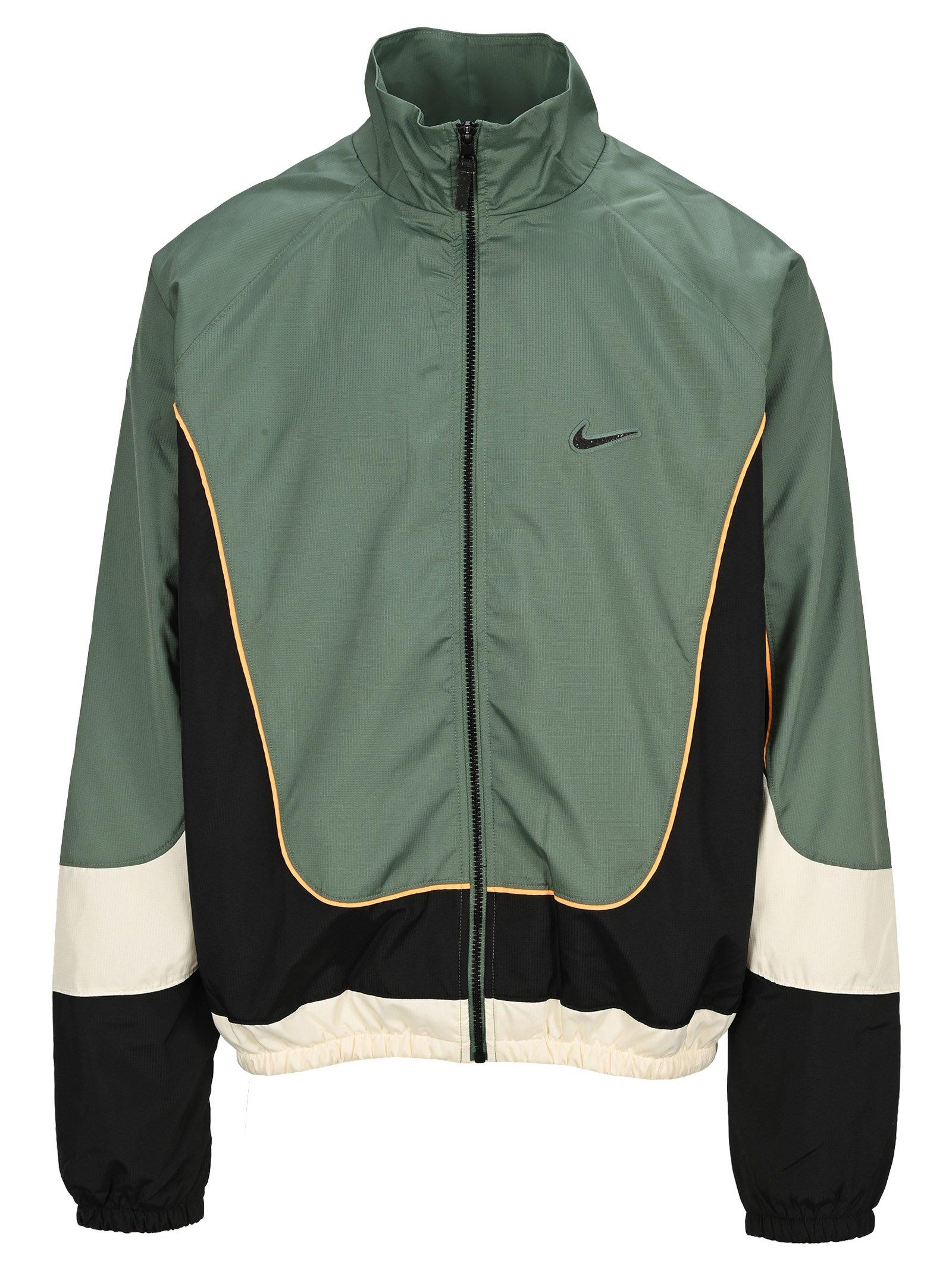 agudo Colonial cultura Nike Throwback Basketball Jacket in Green for Men | Lyst