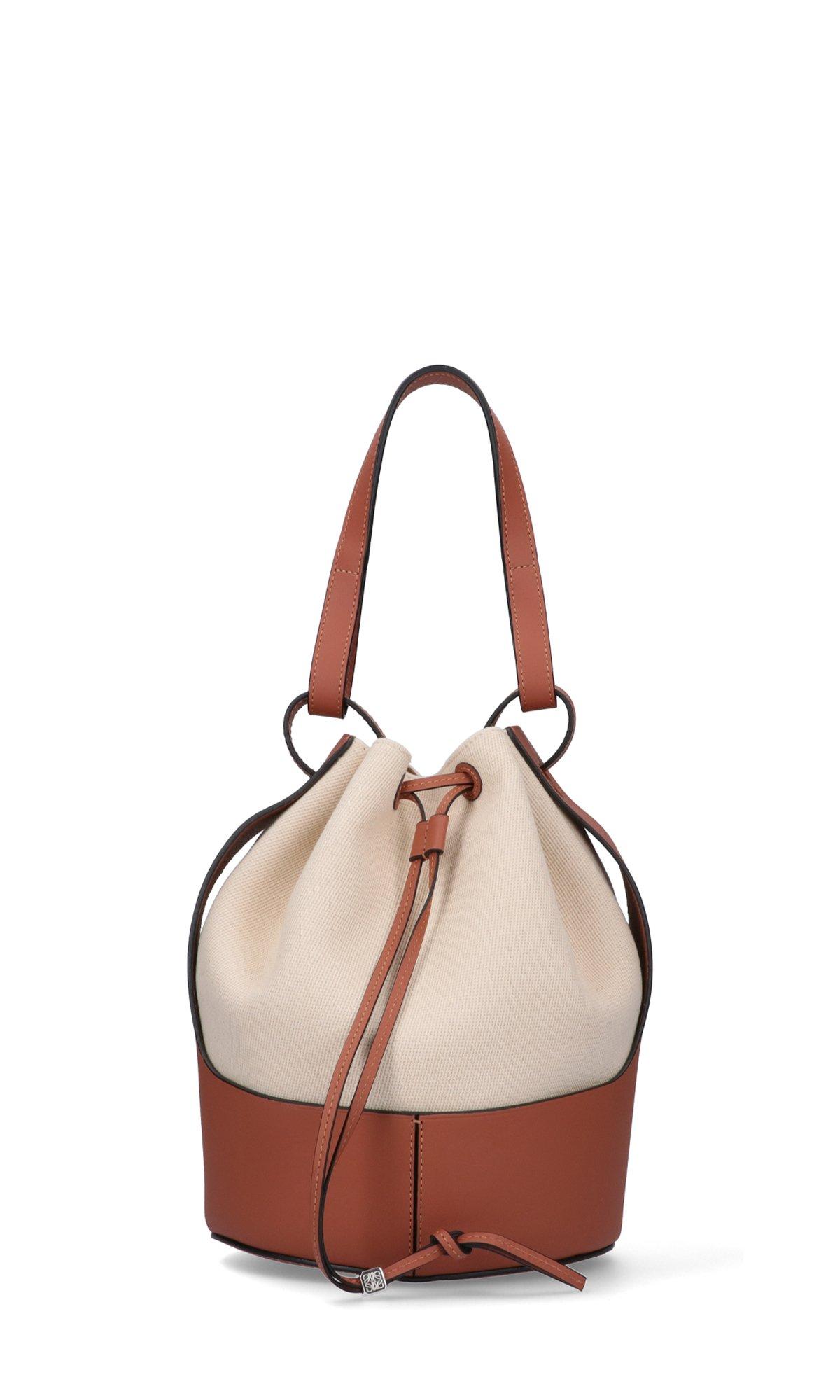 Womens Bags Bucket bags and bucket purses Loewe Large Balloon Leather Bucket Bag in Tan Brown - Save 58% 
