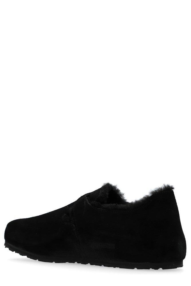 Black Boston Shearling Birkenstock Men Birkenstock Unisex Boston