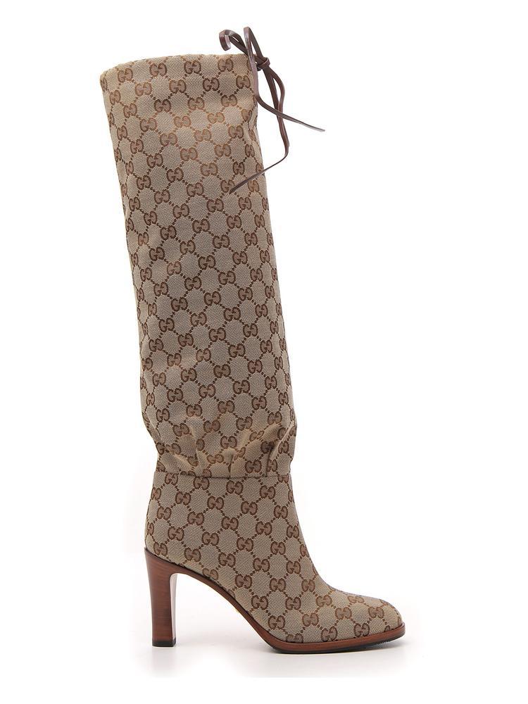 Gucci Original GG Over-the-knee Boots | Lyst
