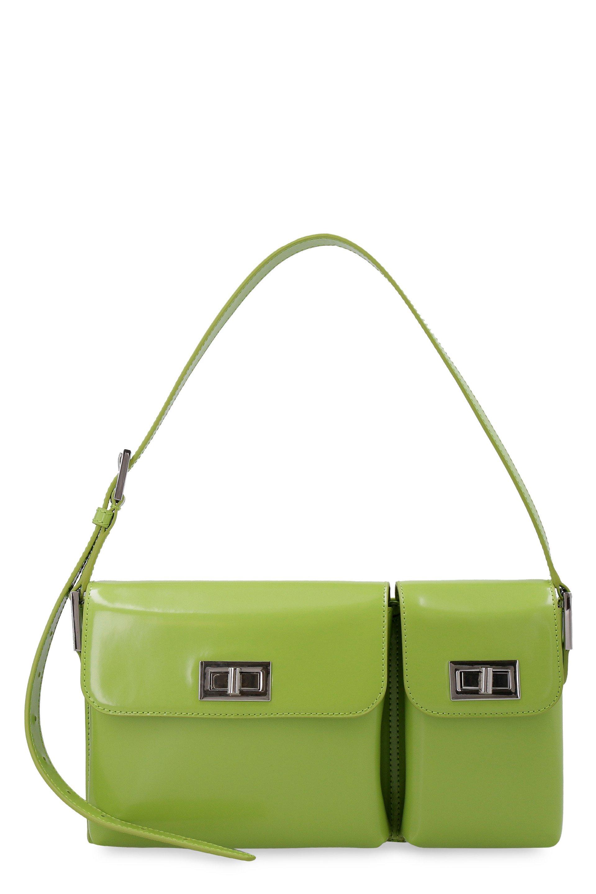 BY FAR Billy Leather Shoulder Bag in Green Lyst UK