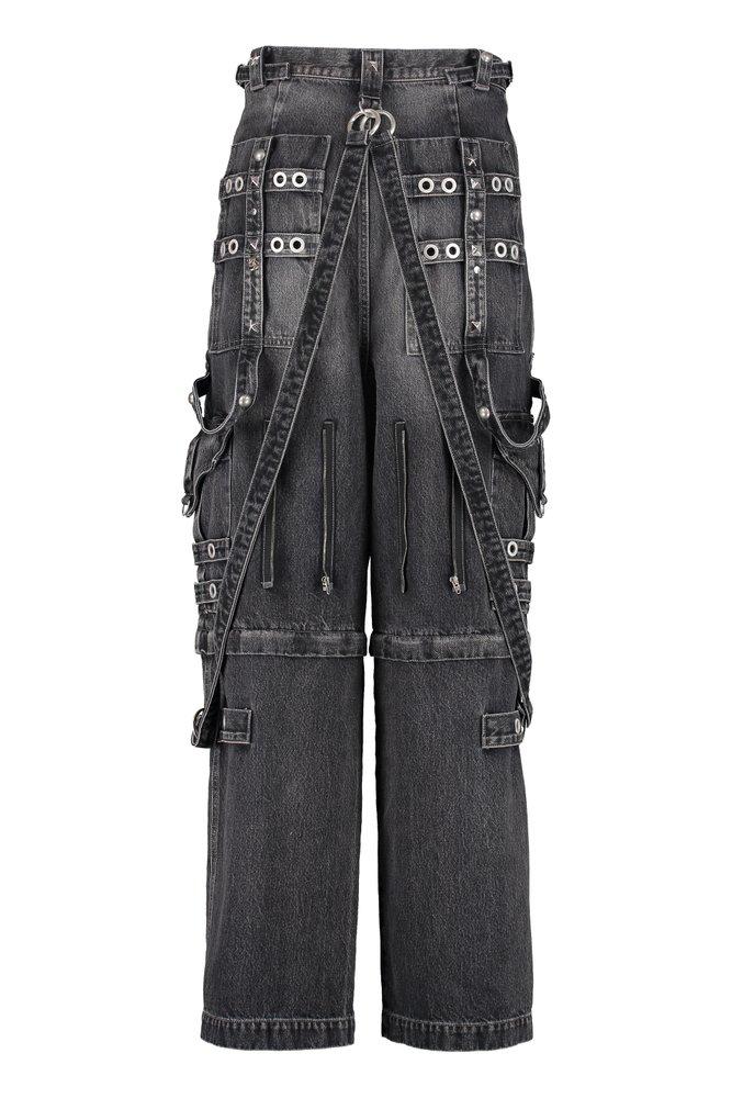 Balenciaga Denim Raver Baggy Jeans in Black for Men | Lyst