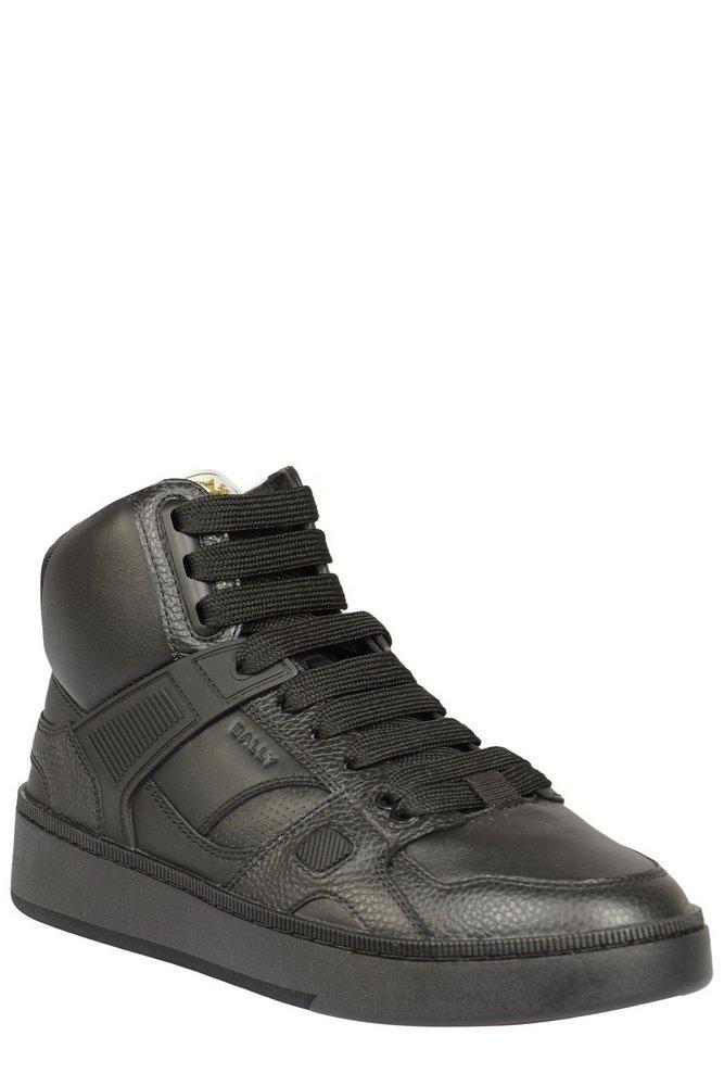 Bally High Top Lace Up Sneakers in Black for Men Lyst