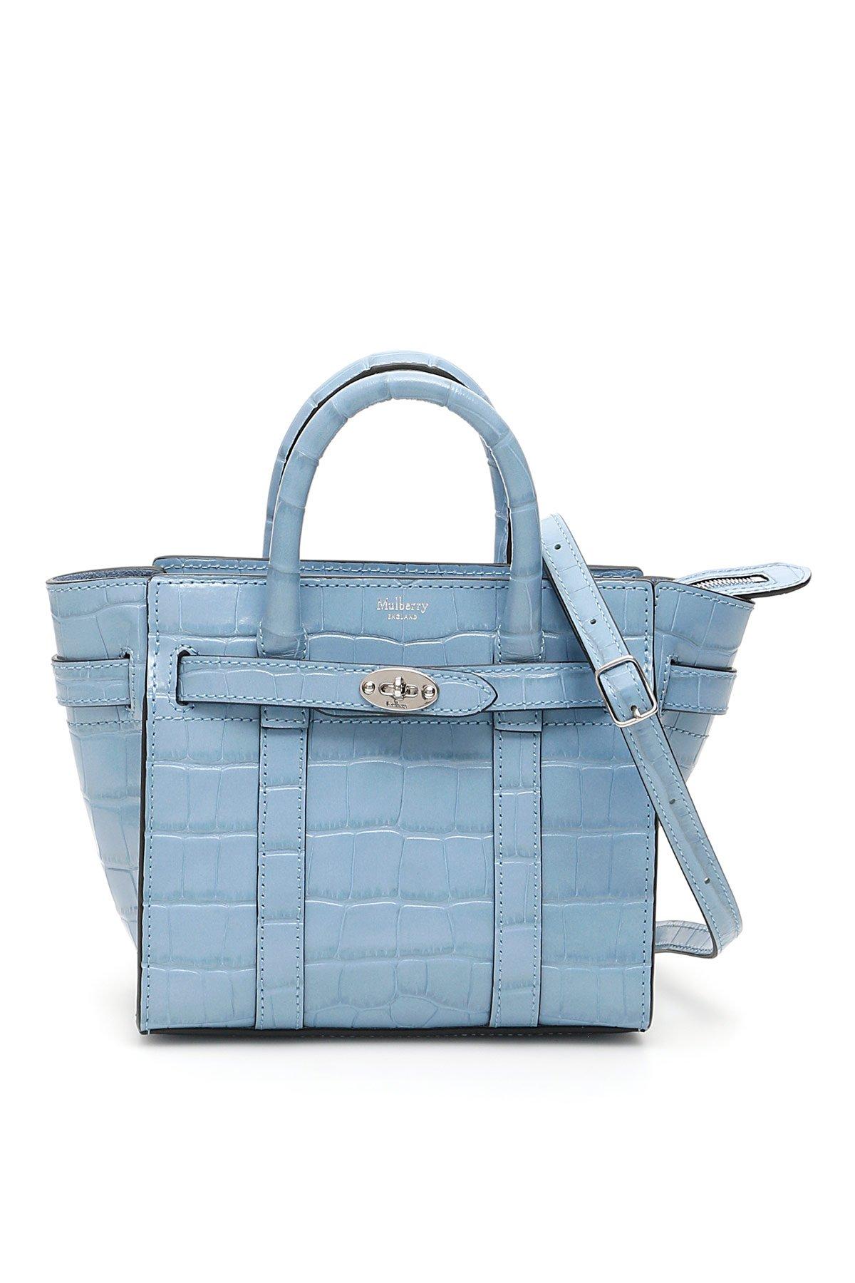 mulberry bayswater bag blue