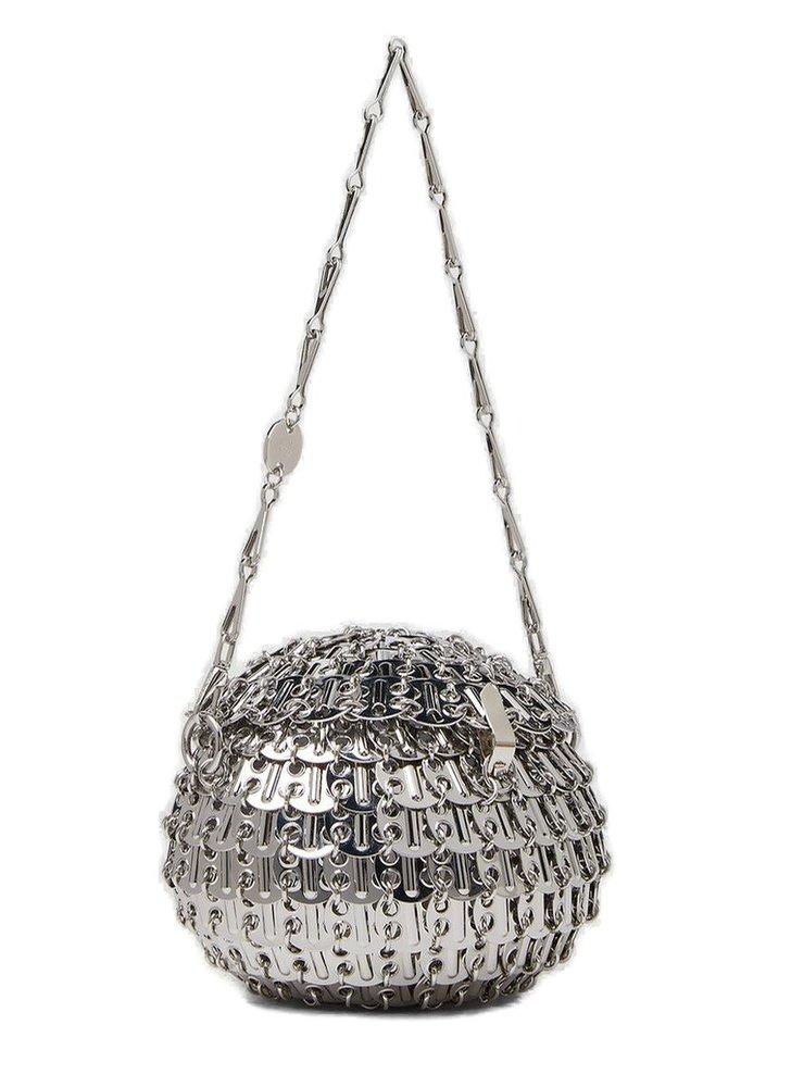Rabanne 1969 Chainmail Ball Shoulder Bag in Metallic | Lyst