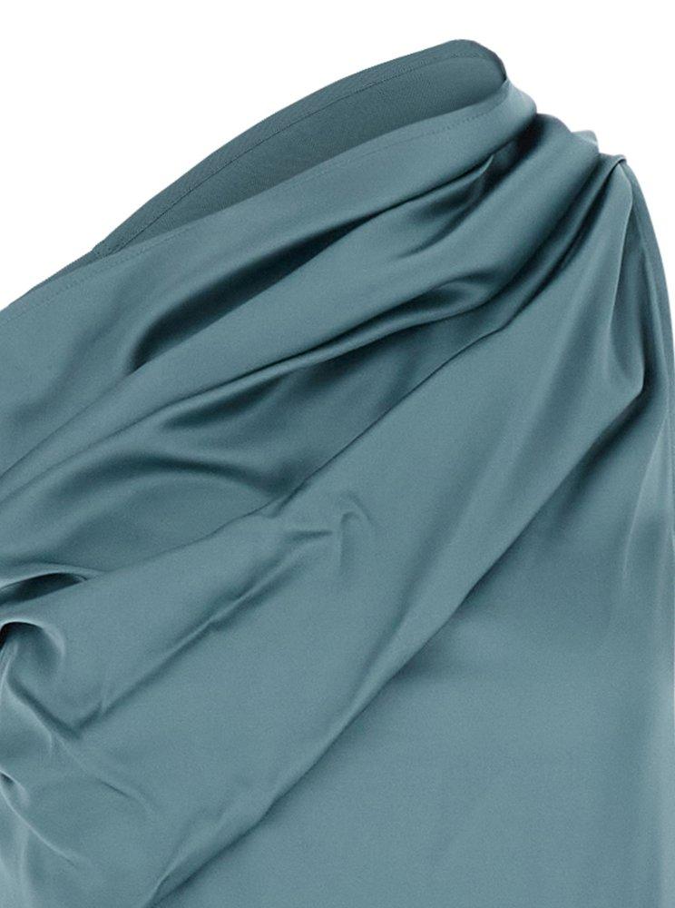 Rick Owens Athena Arrowhead' Light Long Dress in Blue | Lyst