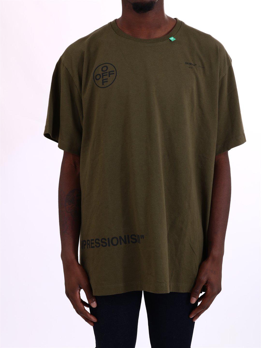 off white impressionism green