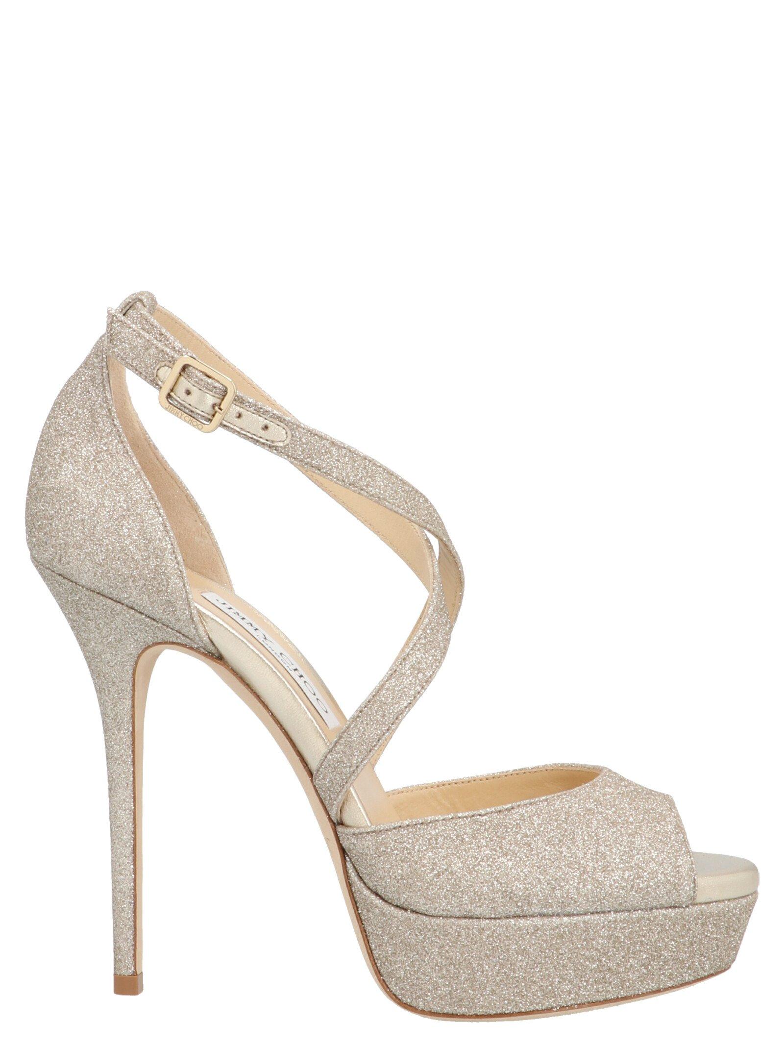 jimmy choo silver flat sandals