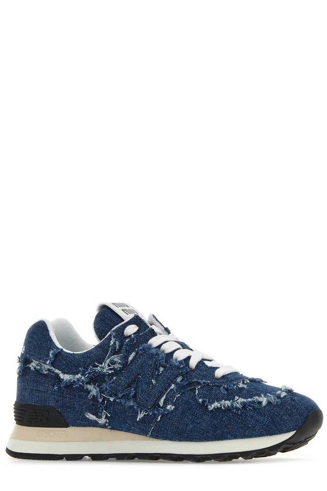 new balance 574 denim blue