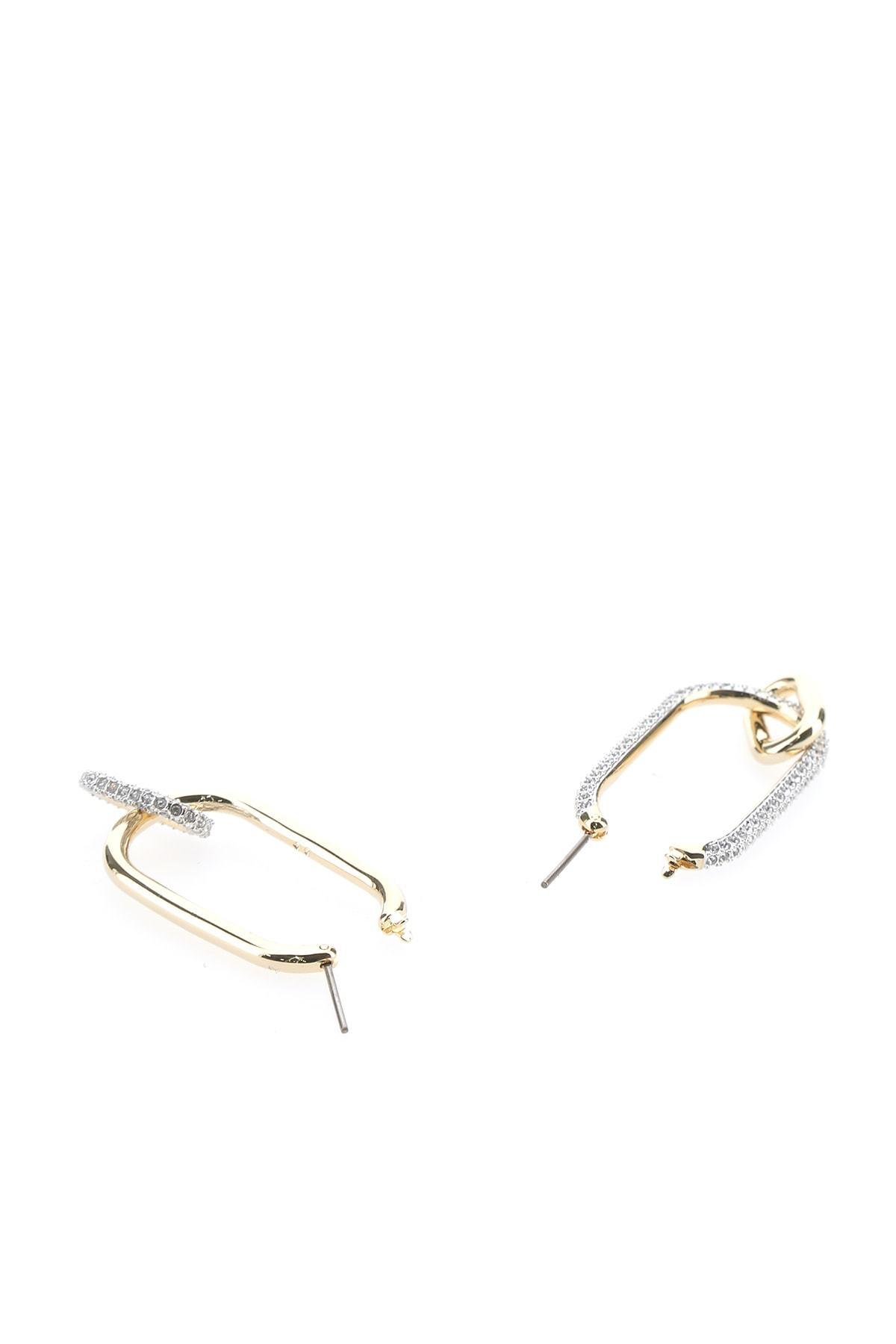 Swarovski Time Hoop Earrings in Gold (Metallic) | Lyst