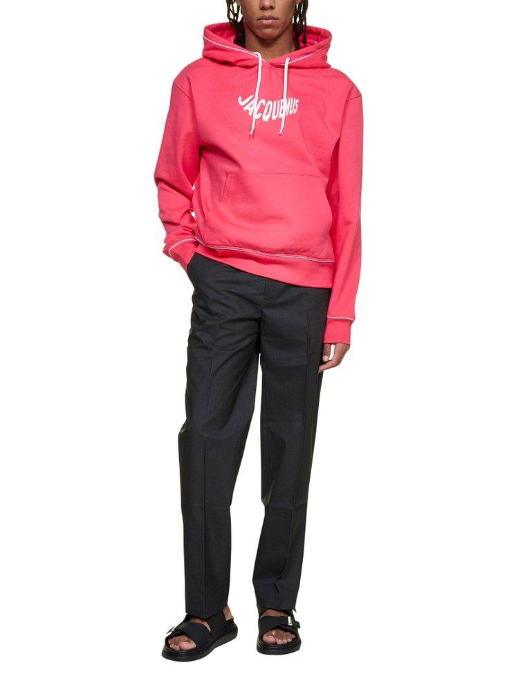Printed Drawstring Hoodie 