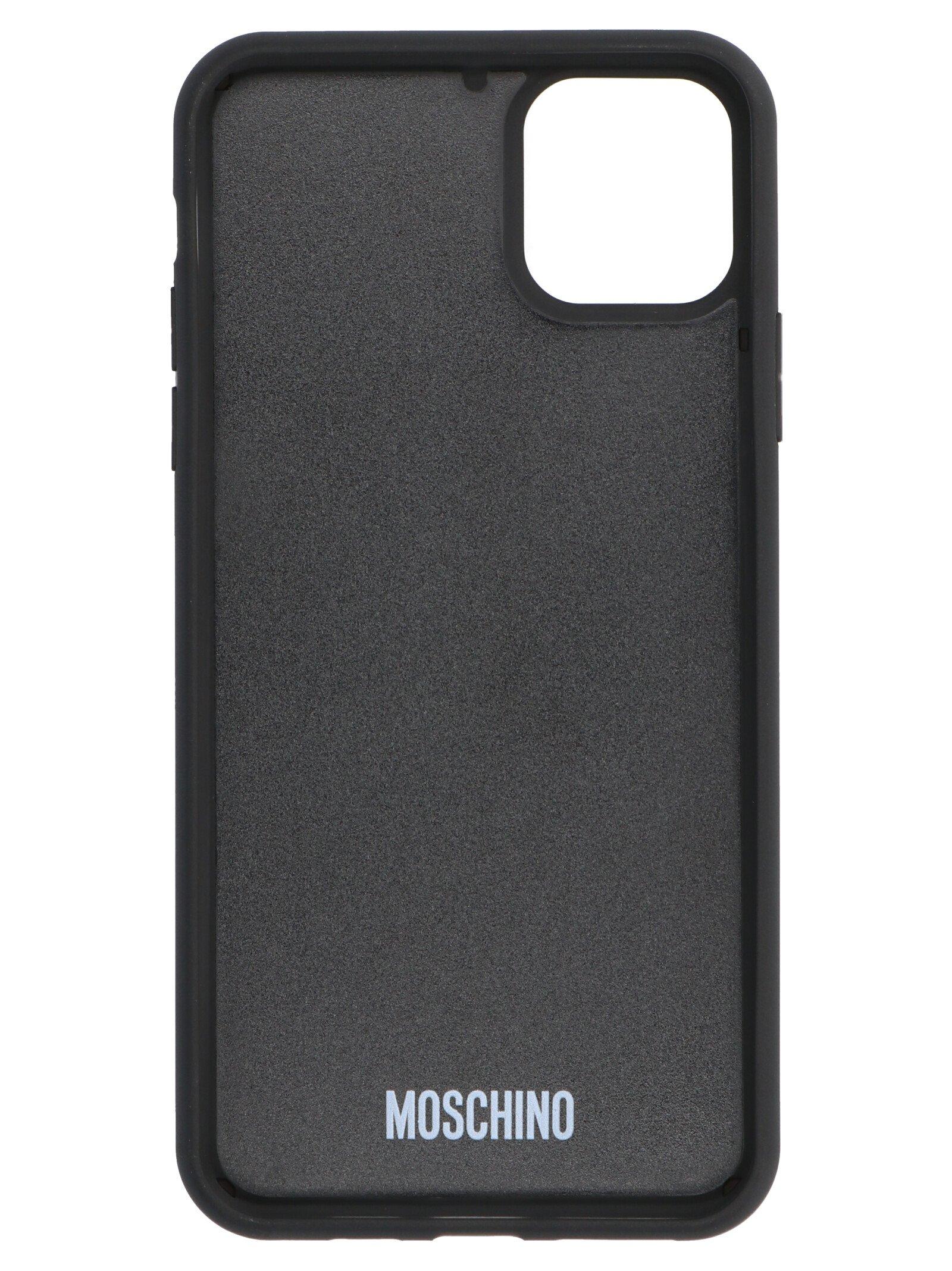 Moschino Teddy Iphone 11 Pro Max Case In Black Lyst