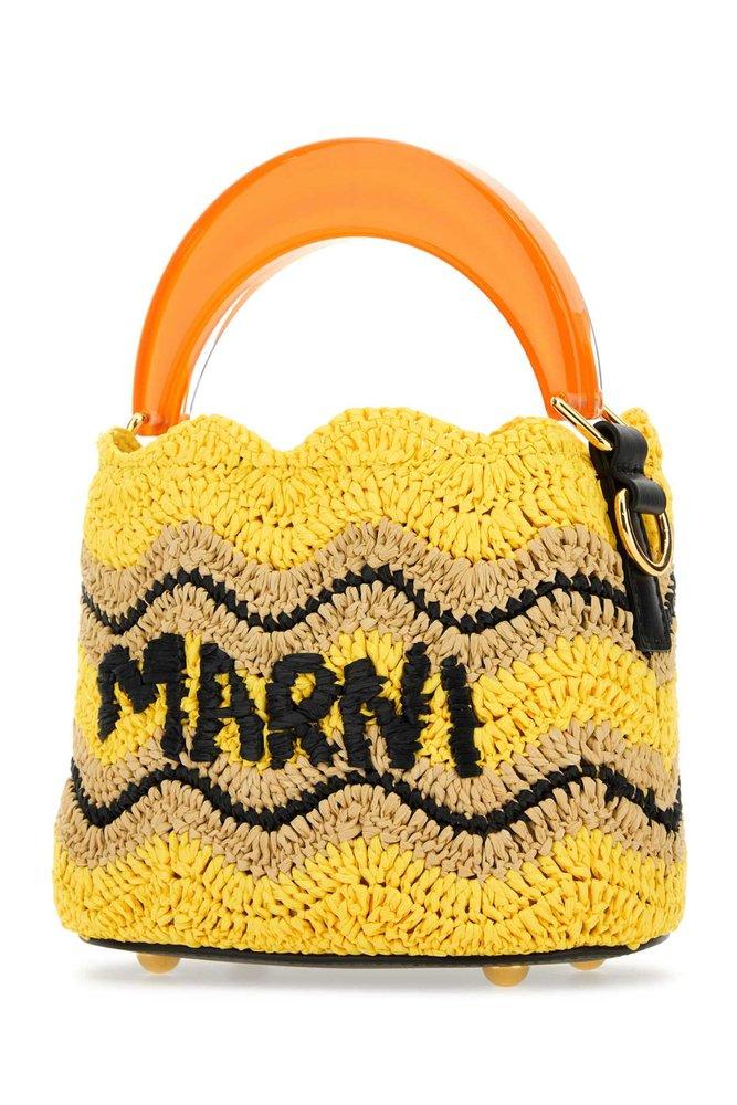 Marni x No Vacancy Inn Venice Crochet Bucket Bag