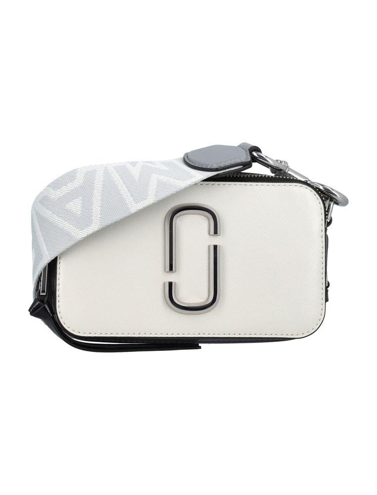 Snapshot leather crossbody bag Marc Jacobs White in Leather - 25274036