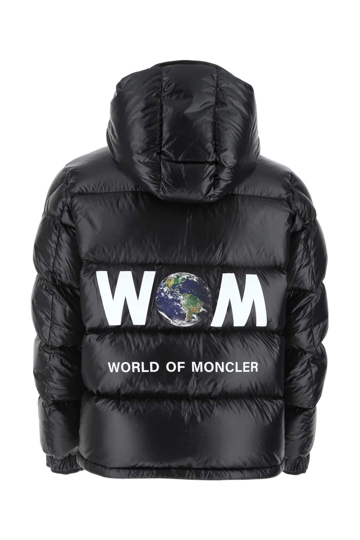 Moncler Genius Moncler X Fragment Hiroshi Fujiwara World Of Moncler Printed  Puffer Jacket in Black for Men | Lyst