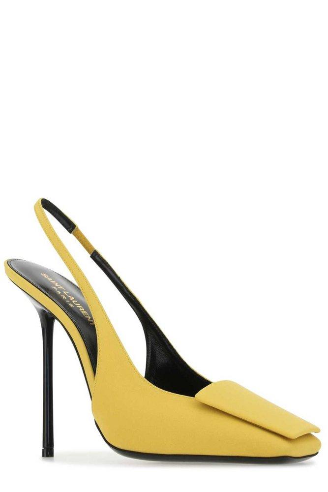 Funky Slingback Pumps For Women, Neon Yellow Stiletto Heeled Pumps | SHEIN  USA