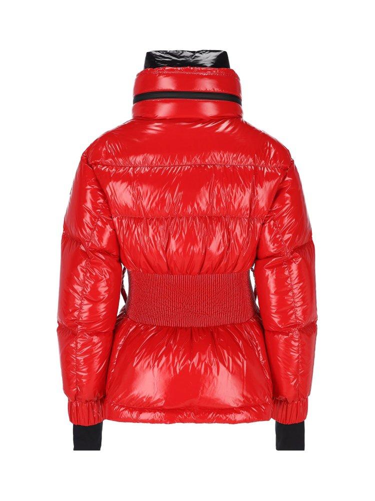 Moncler Rochers Down Ski Jacket in Red | Lyst