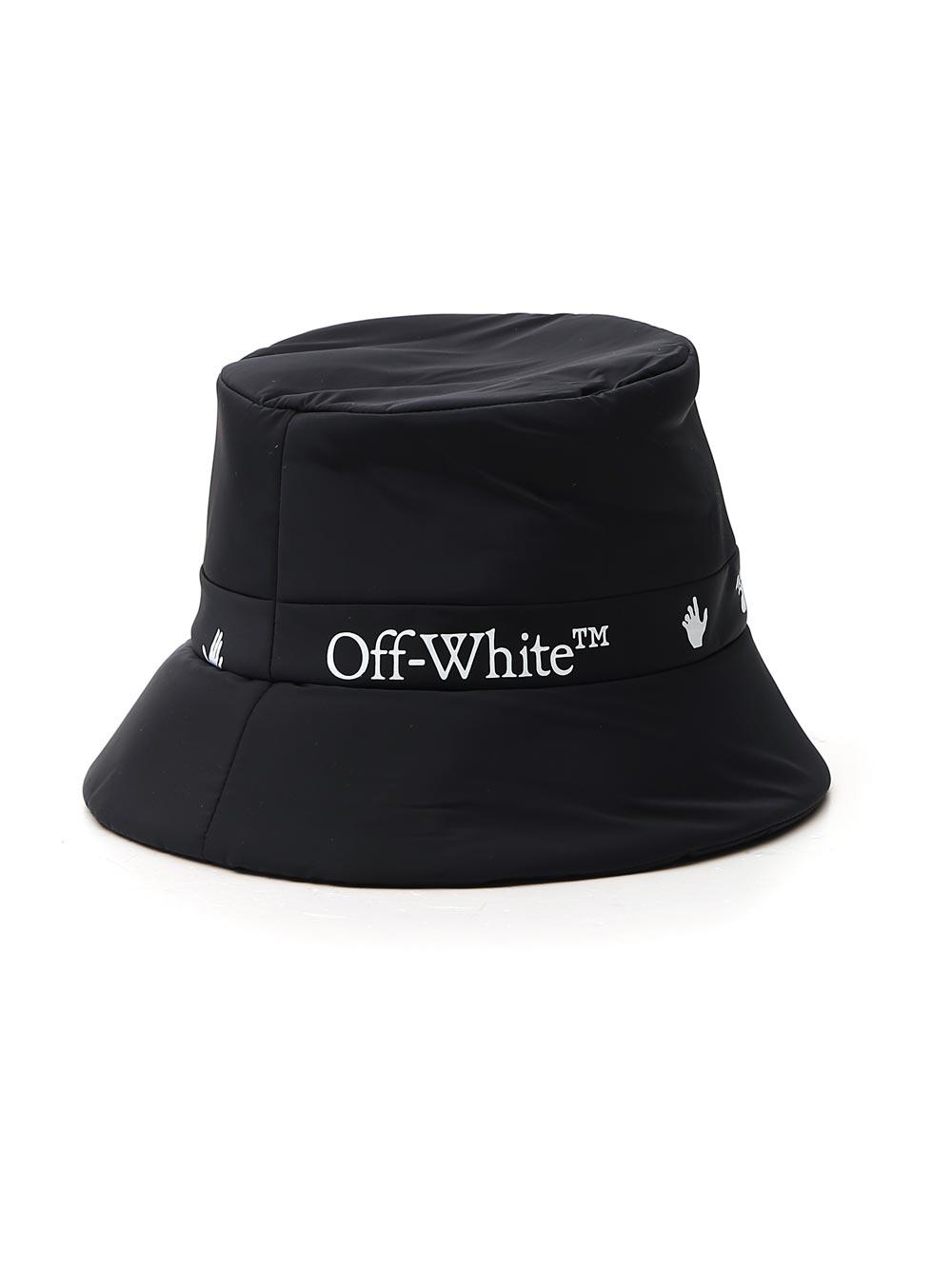 Off-White c/o Virgil Abloh Rain Bucket Hat With Logo in Black | Lyst