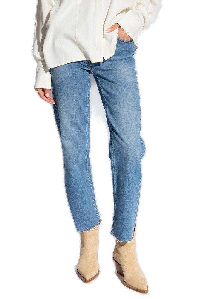 PAIGE Brigitte cropped mid-rise slim-leg jeans