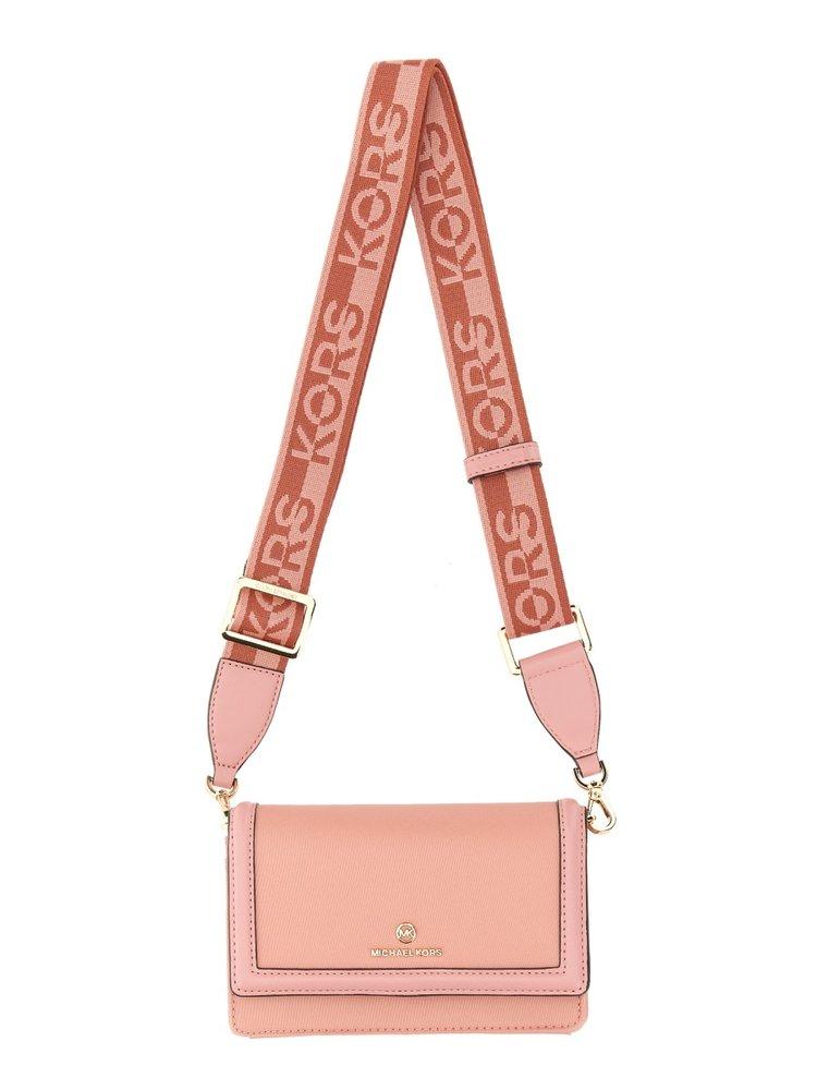 Buy Michael Kors Jet Set Charm Logo Print Shoulder Bag, Pink Color Women