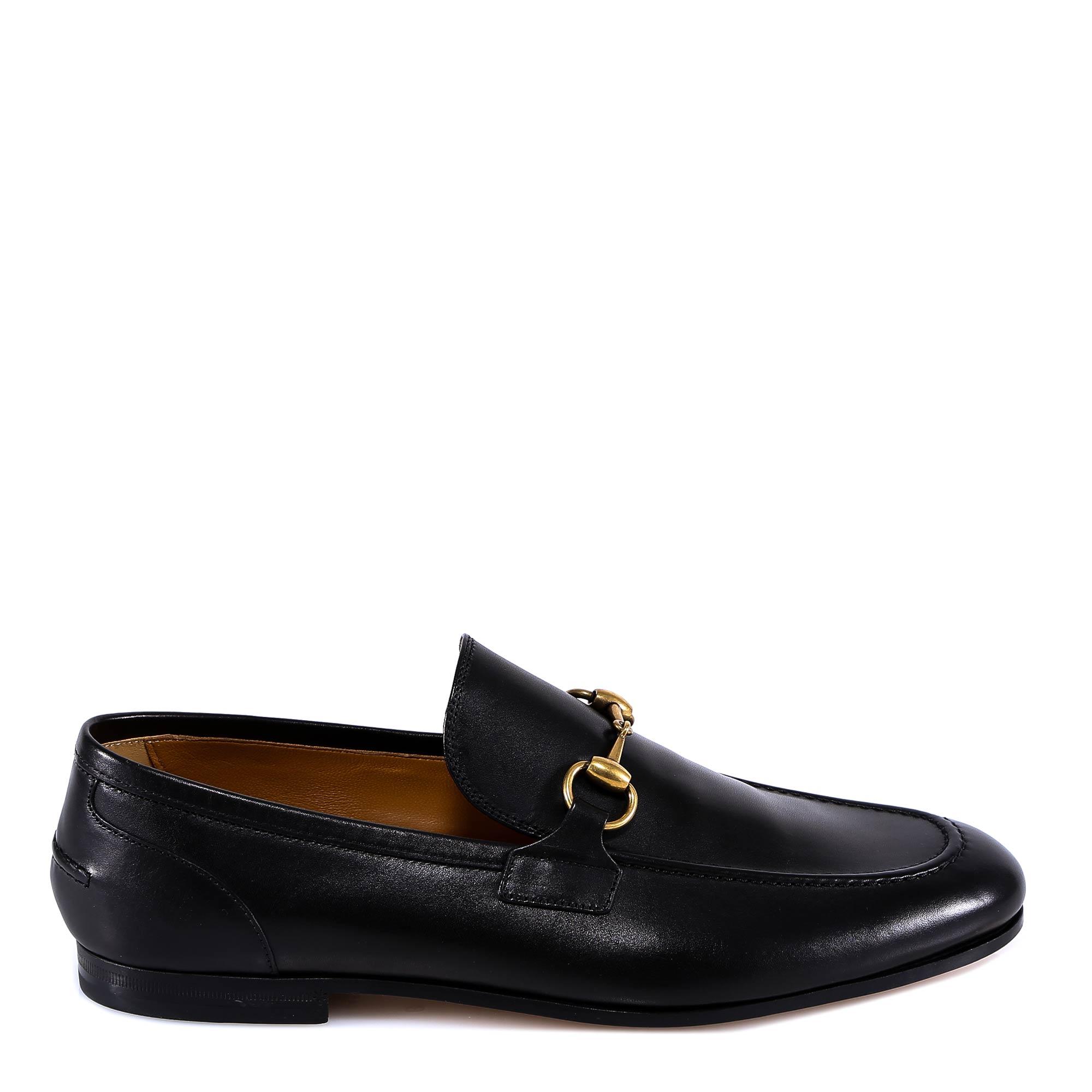 Gucci Leather Jordan Loafers in Black for Men - Save 6% - Lyst