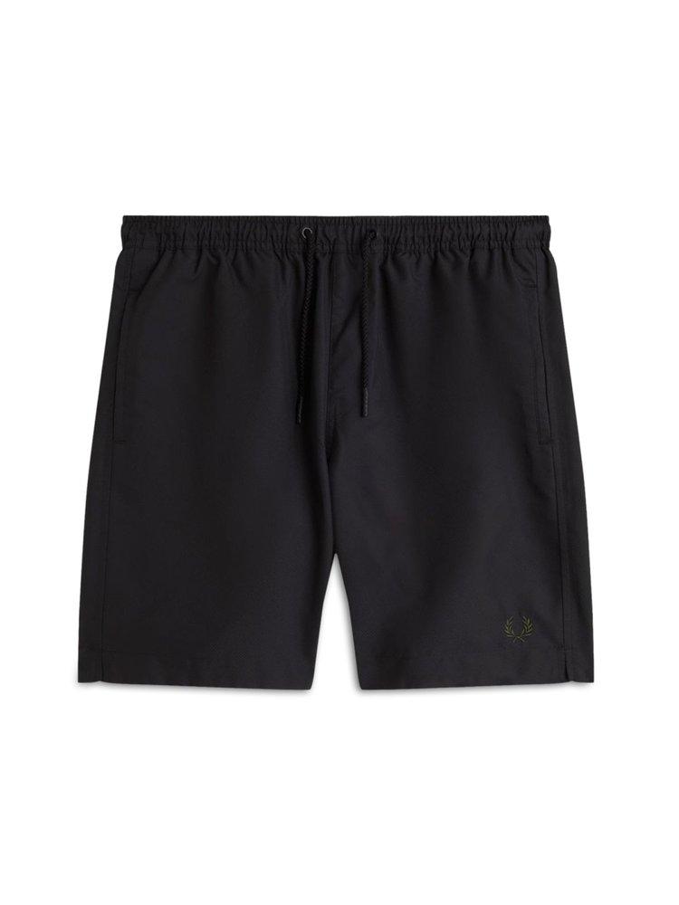 fred-perry-Black-Elastic-Waist