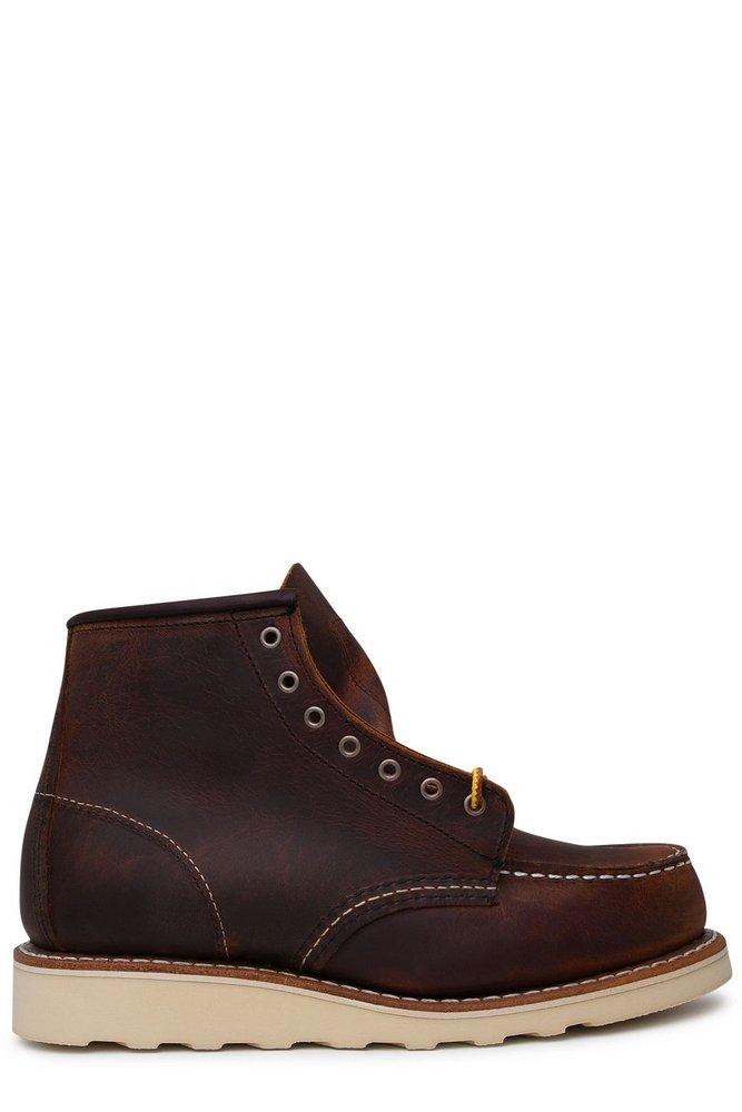 Red Wing Classic Moc Laced Boots in Brown | Lyst Canada