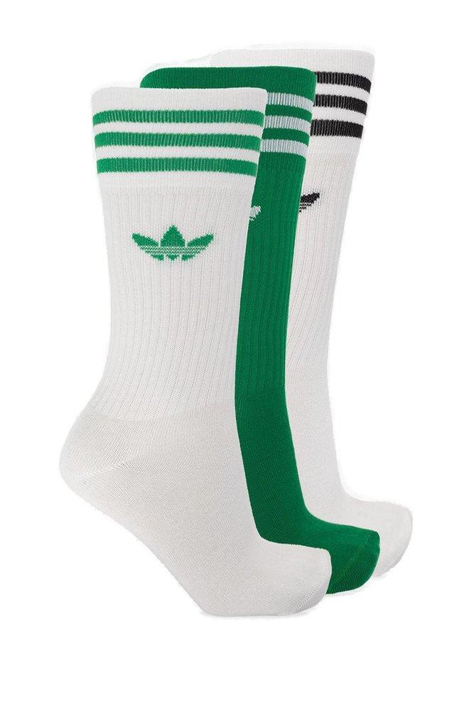 adidas Originals Socks 3-pack in Green for Men | Lyst