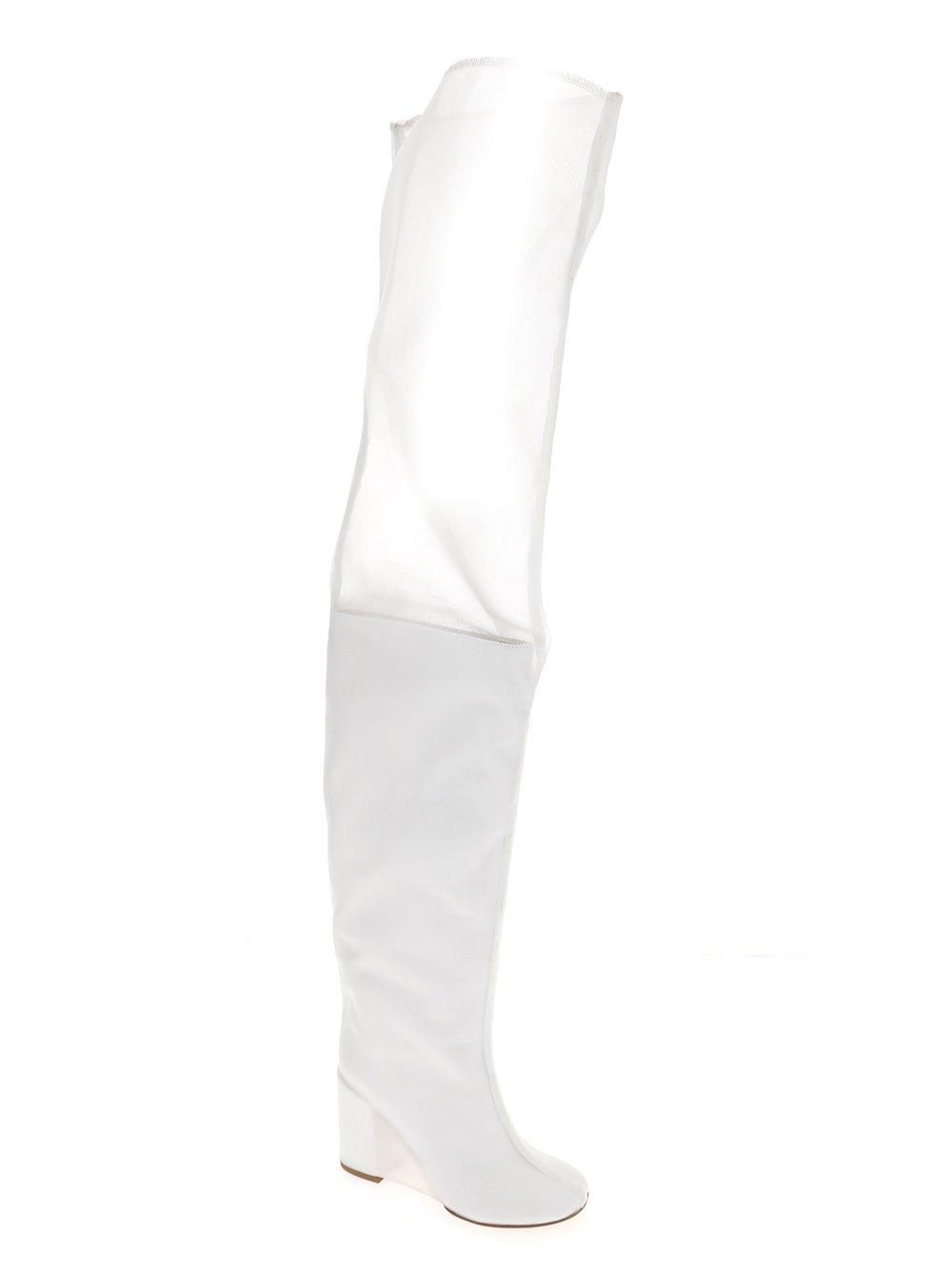 maison margiela thigh high boots