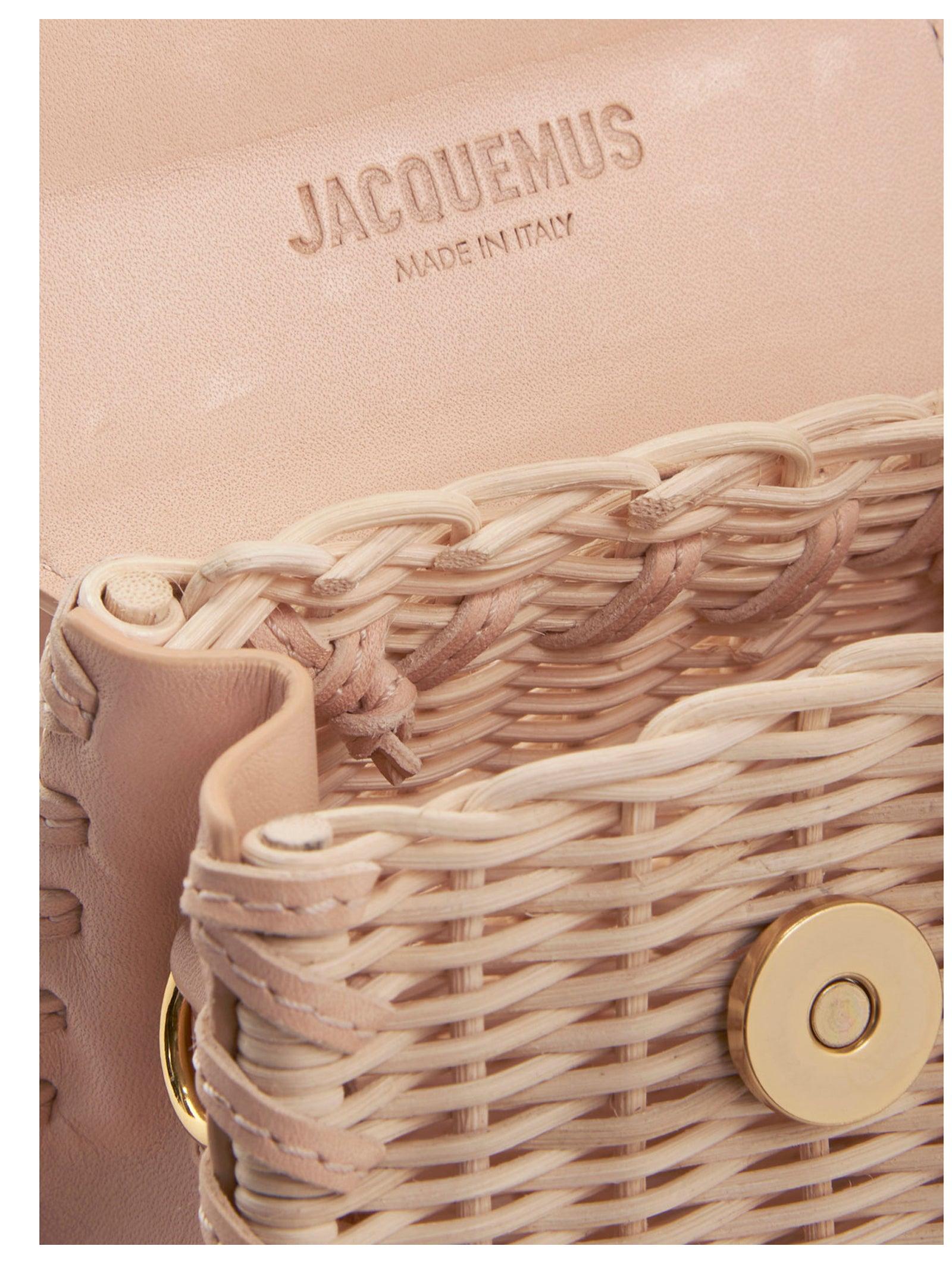 Jacquemus Leather Le Chiquito Mini Shoulder Bag in Beige (Natural 