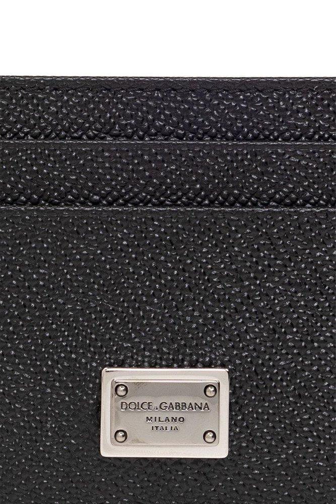 Dolce & Gabbana Dauphine logo-plaque cardholder