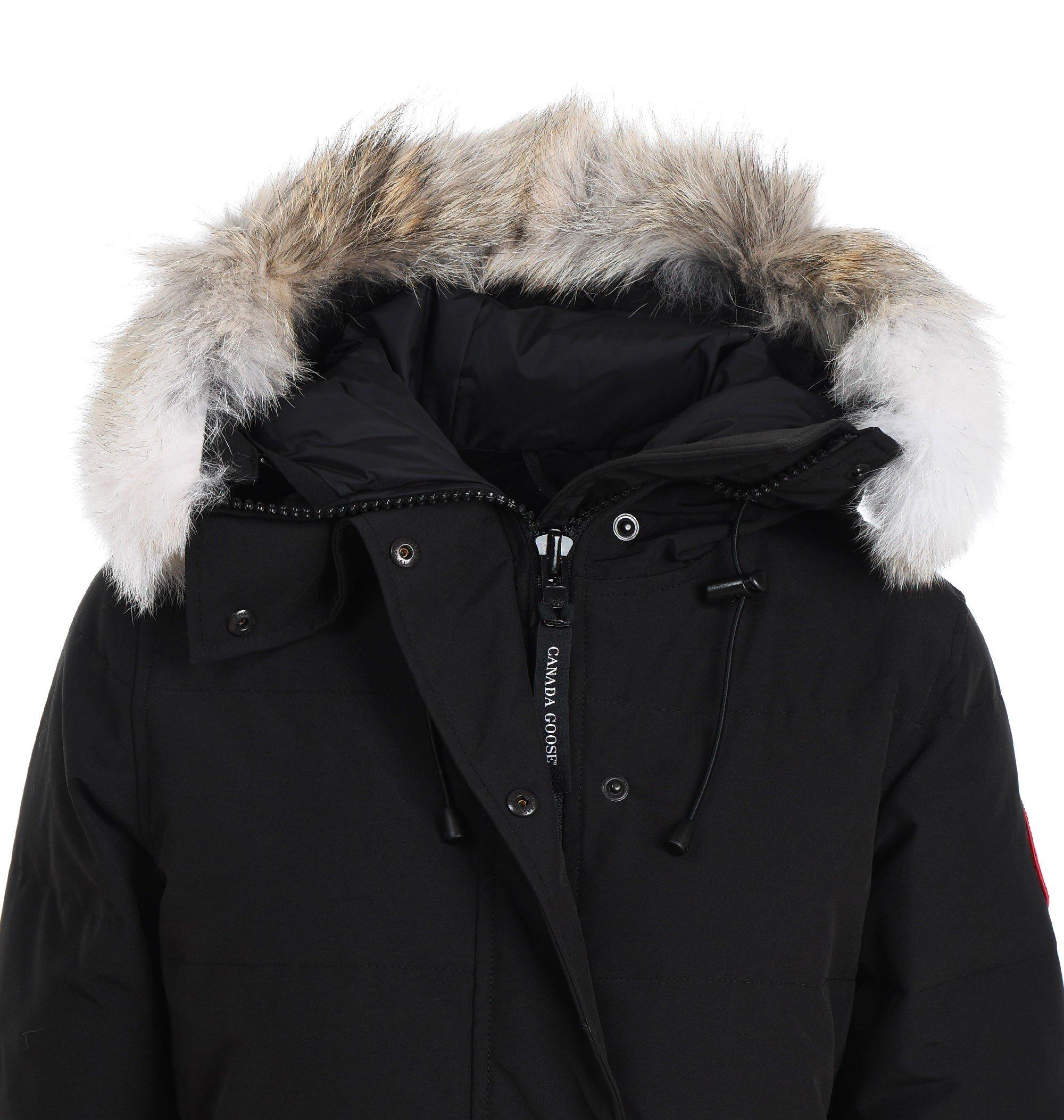 Canada Goose Synthetic Shelburne Fur Trim Parka Coat in Black - Lyst