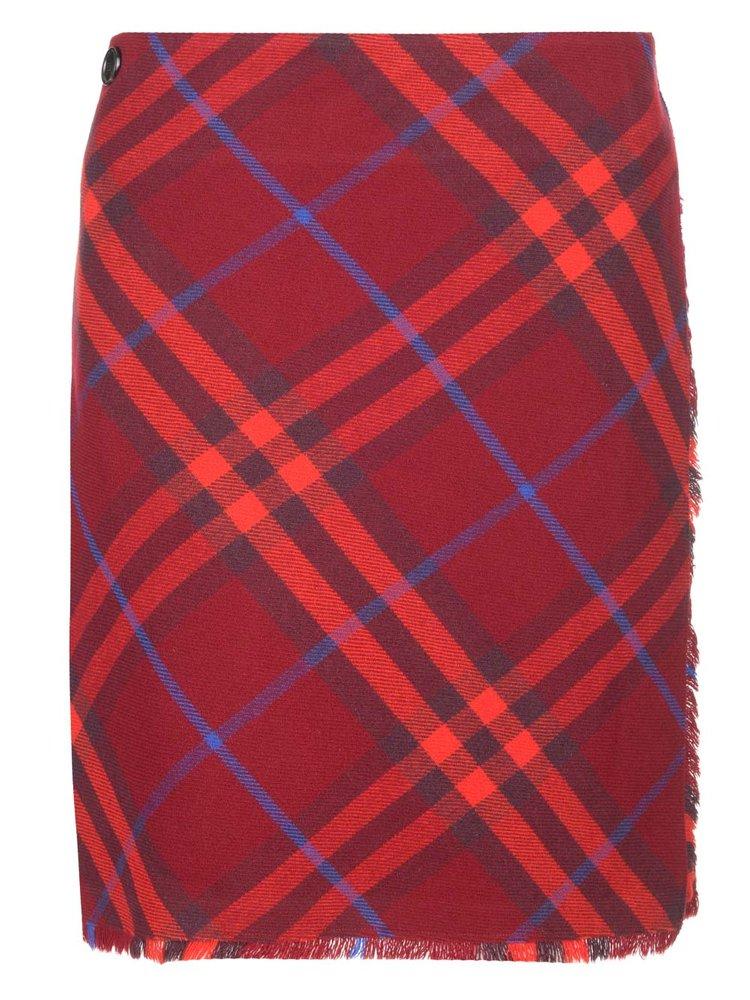 Burberry skirt red deals