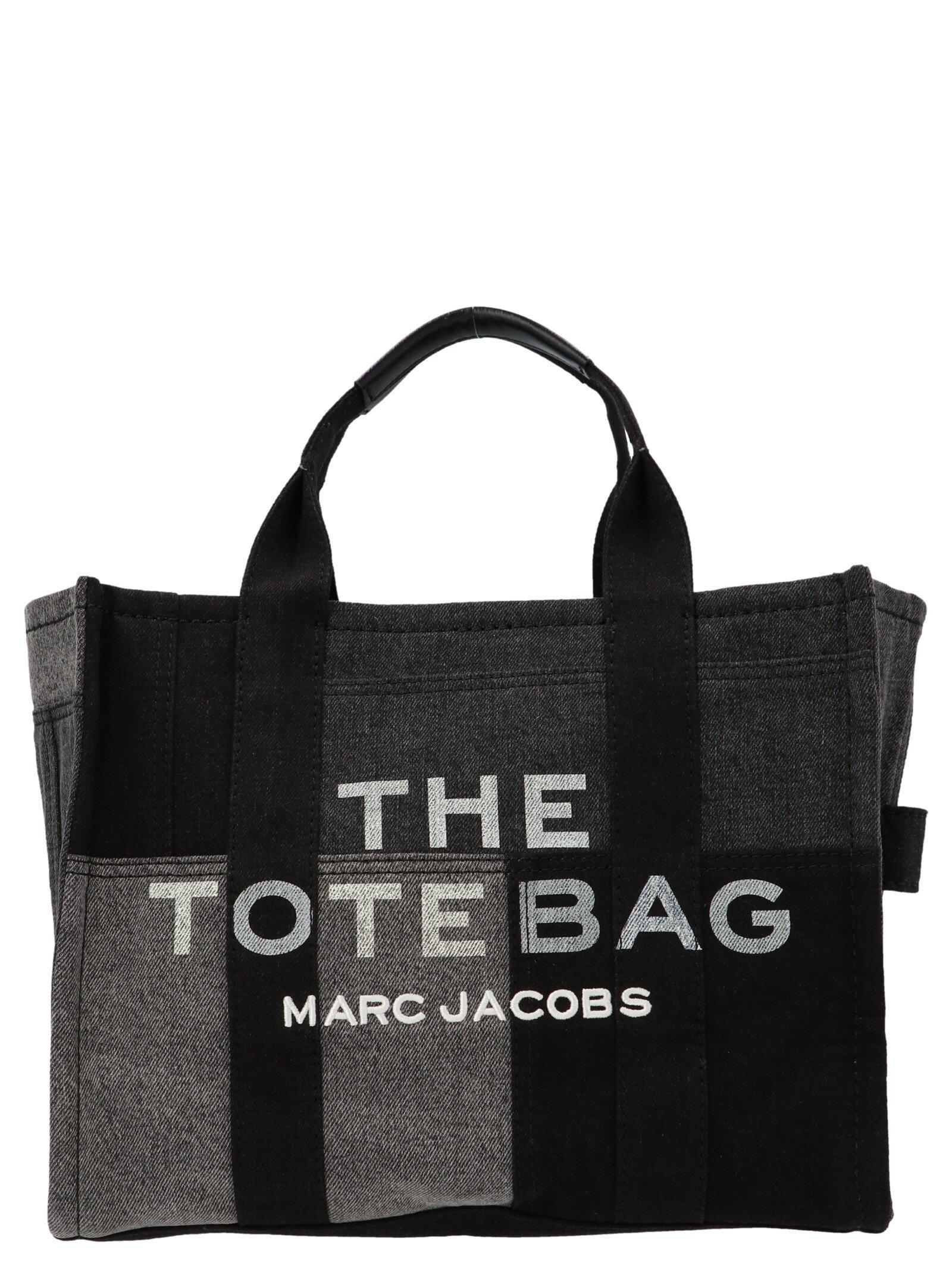 Marc Jacobs The Denim Small Tote Bag in Black | Lyst