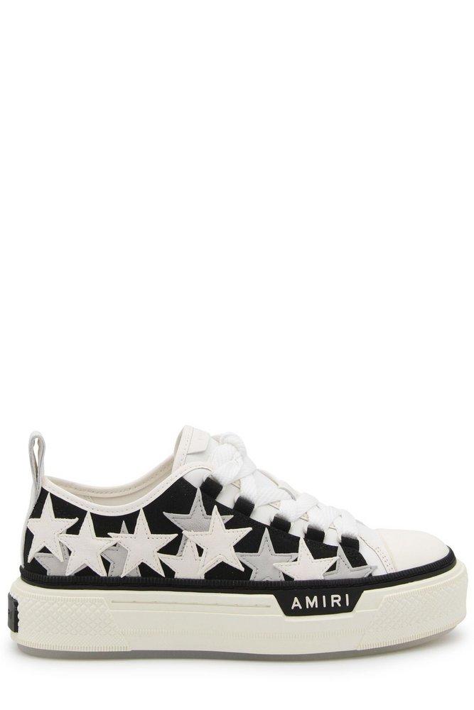 Amiri Stars Low-top Court Sneakers in White | Lyst