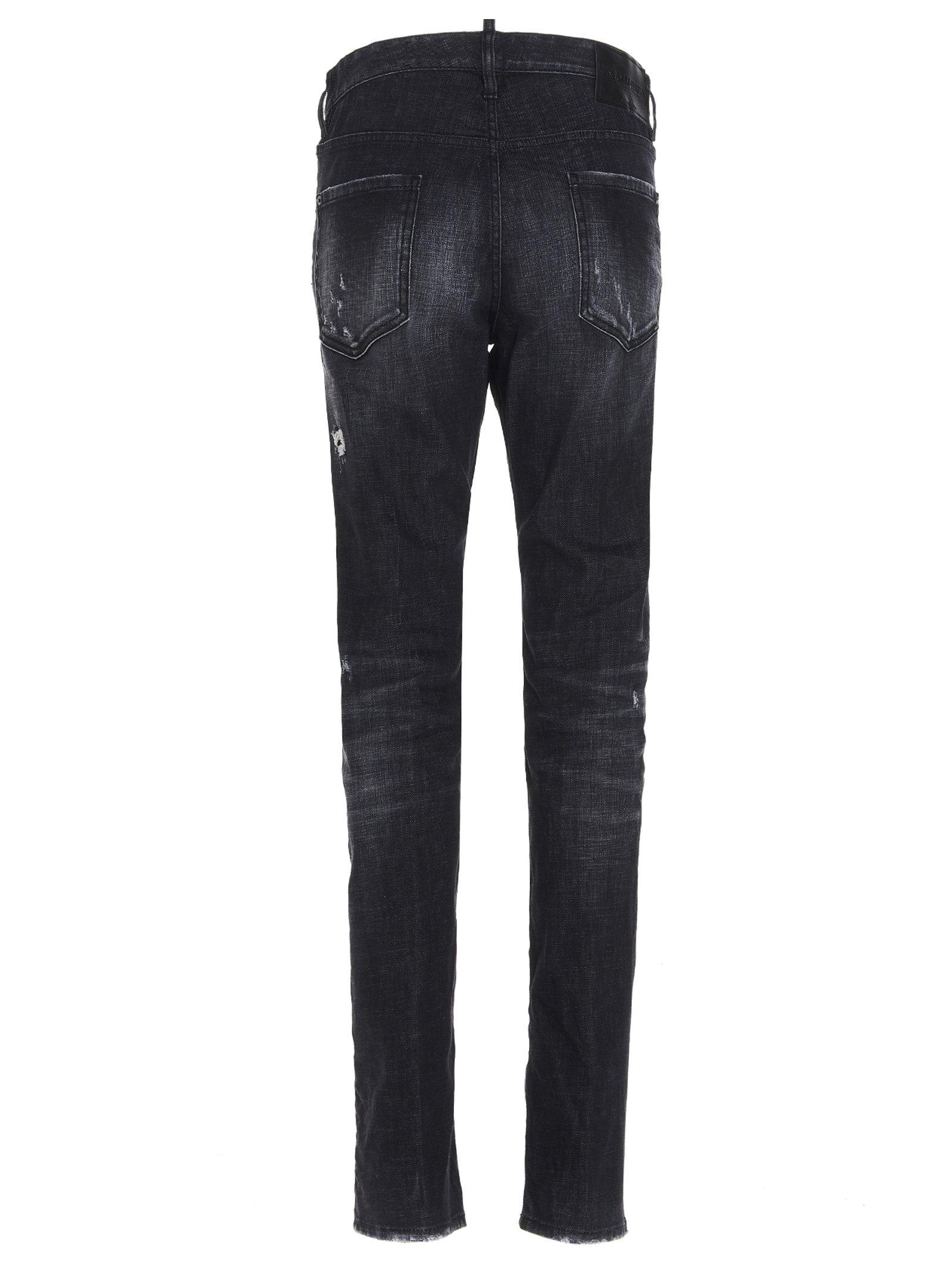 DSquared² Denim Distressed Skinny Leg 