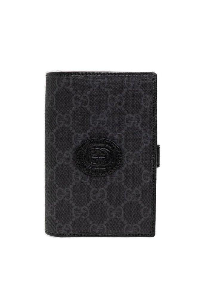 Gucci Interlocking G Passport Case in Black for Men Lyst
