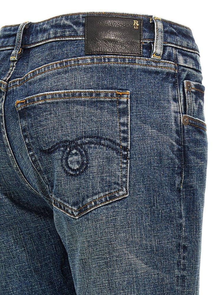 R13 'Overflow Boy Flare' Jeans in Blue | Lyst