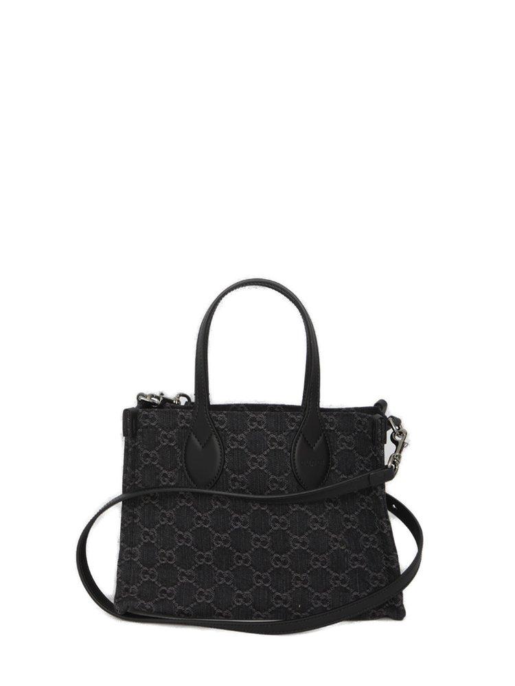 Gucci Ophidia GG Medium Tote Bag in Black Lyst UK