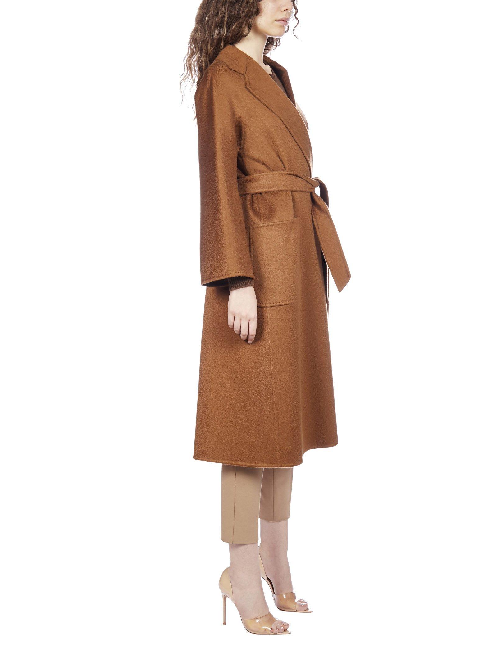 Max Mara Women's Brown Labbro Cashmere Coat - Save 52% | Lyst