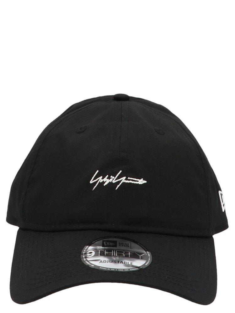 Yohji Yamamoto X New Era Logo Embroidered Baseball Cap in Black