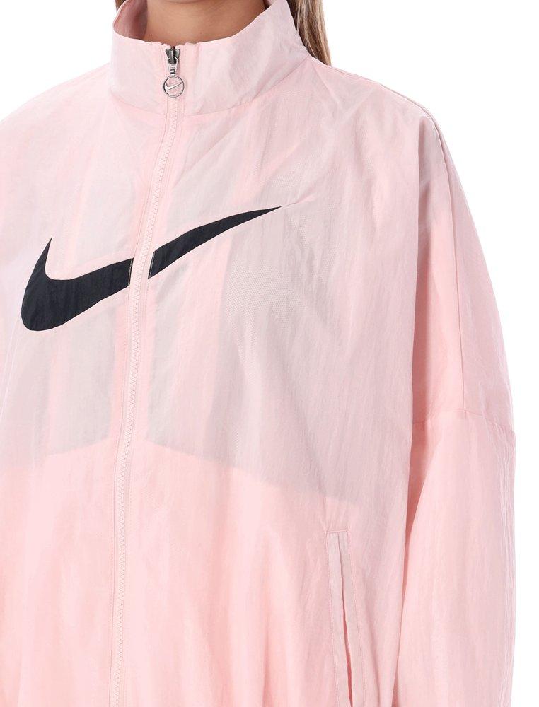 Nike Lightweight High-neck Jacket in Pink | Lyst