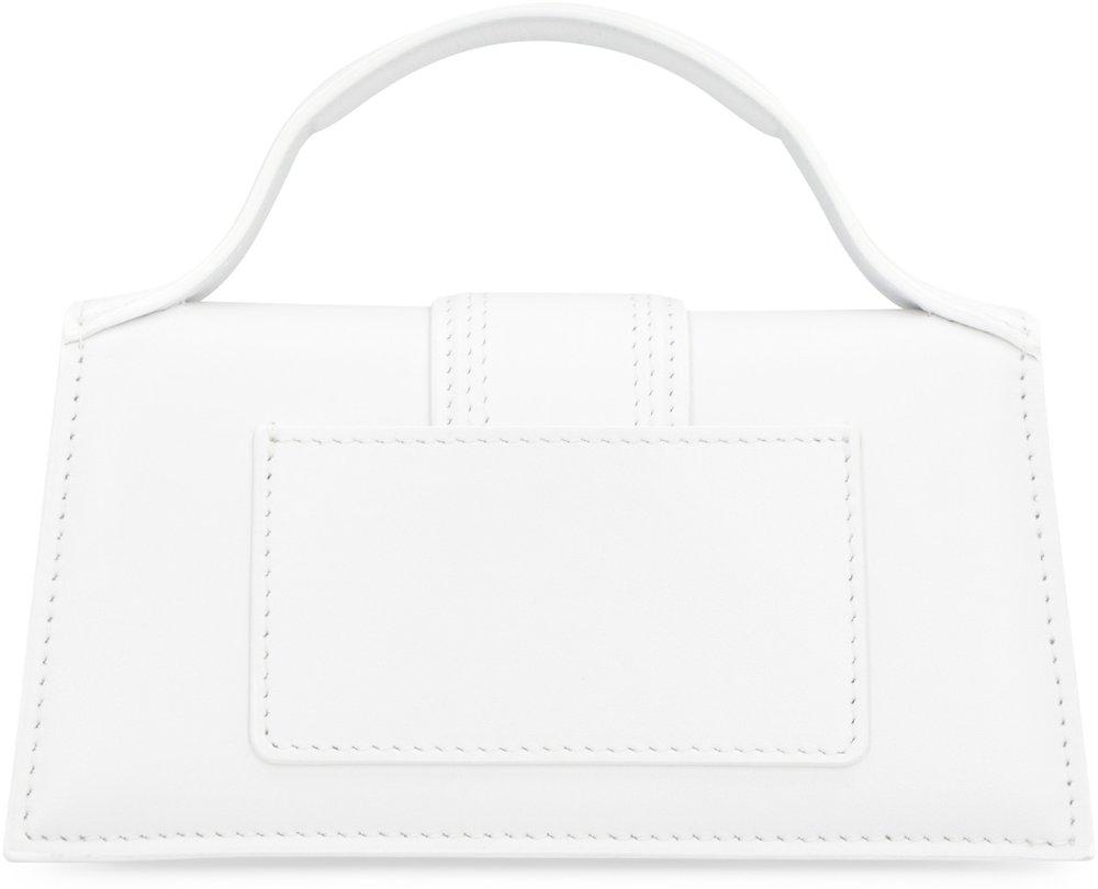 Jacquemus | Le Bambino Leather Top Handle Bag | White Tu