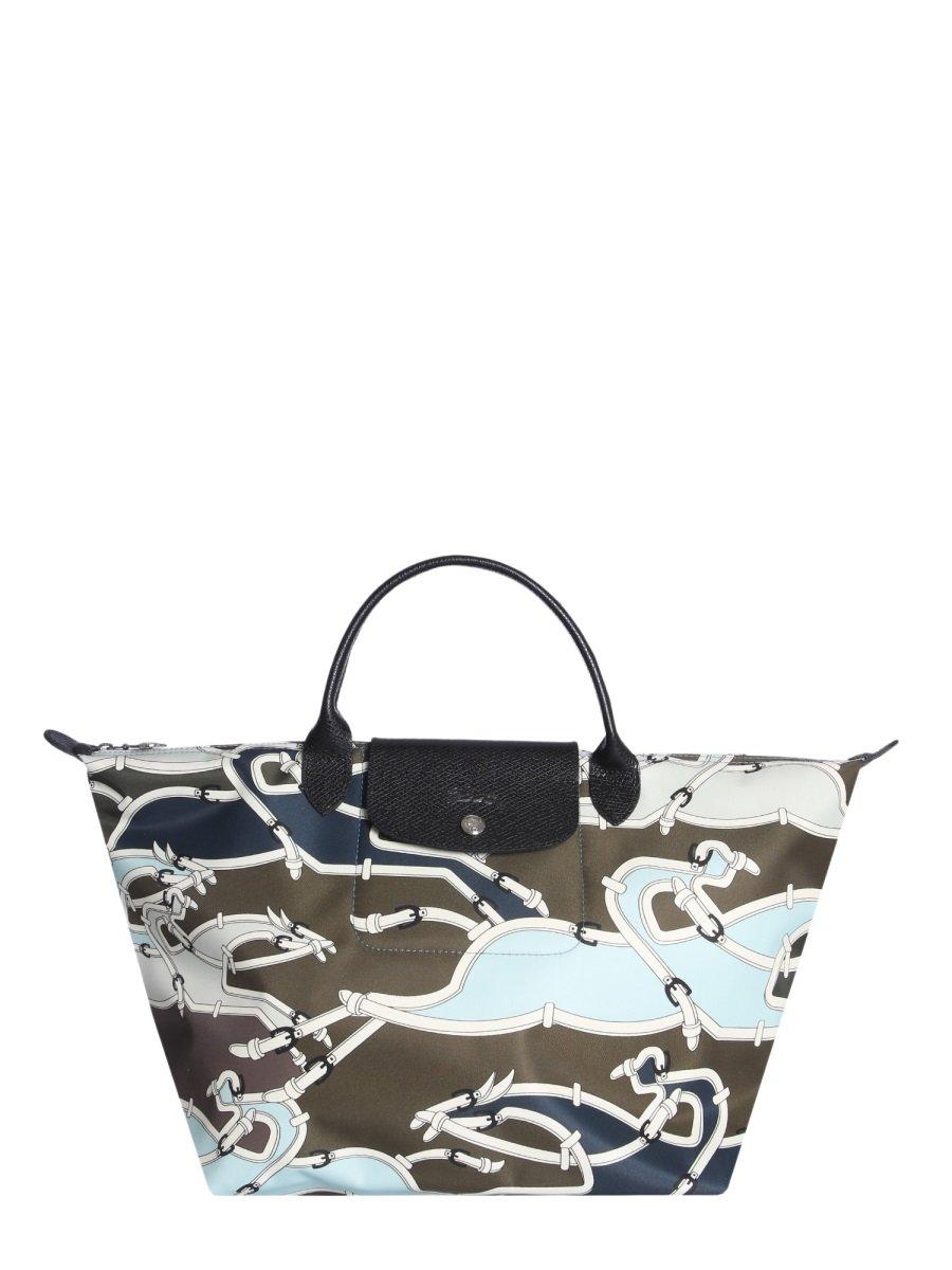 longchamp patterned tote