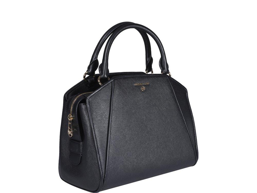 Michael Kors Tote Bag On Sale, Black, Leather, 2019