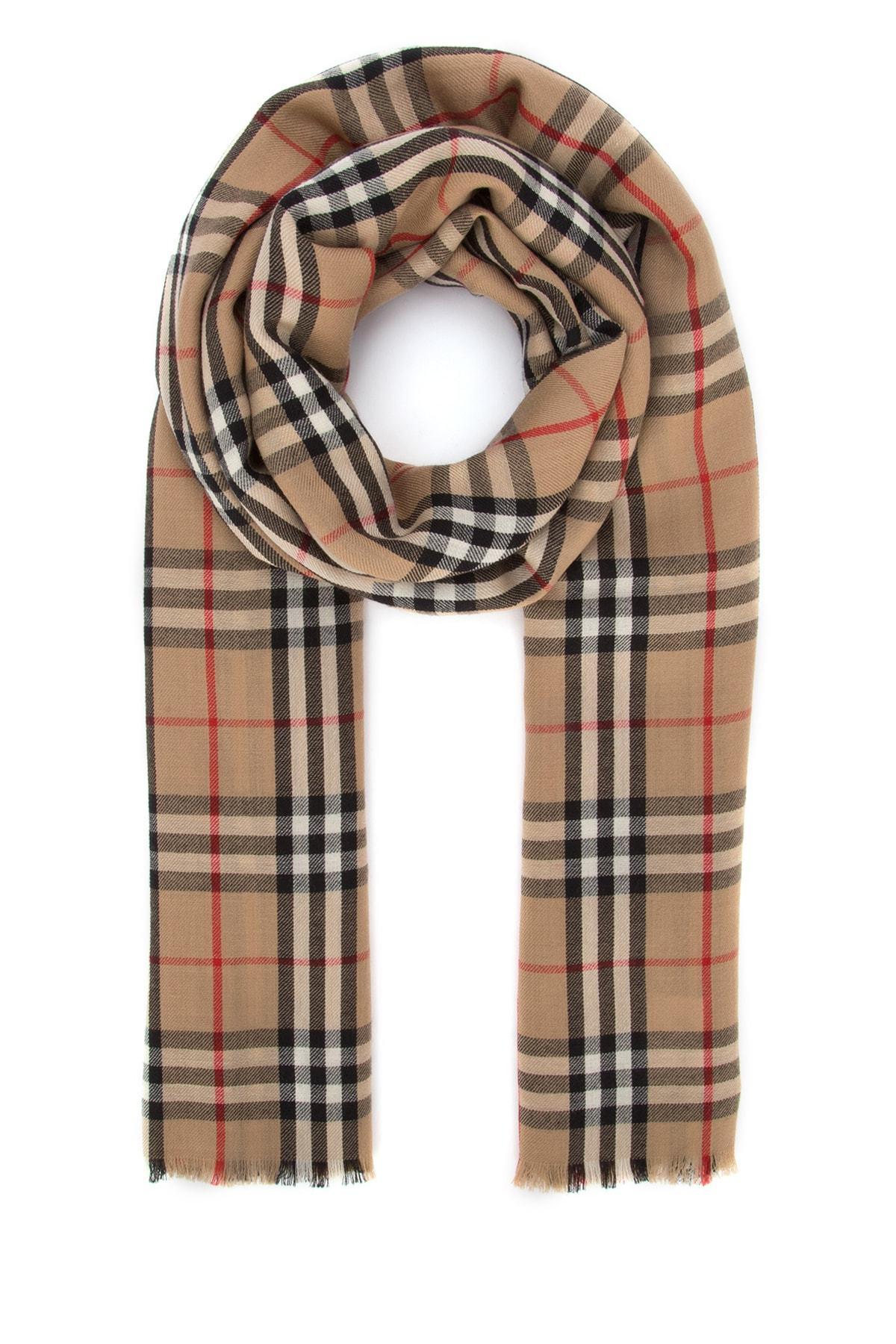 Burberry Cashmere Vintage Checked Scarf for Men Lyst