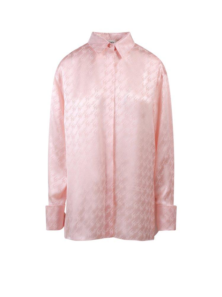 Fendi T-shirt Logo Clothing in Pink for Men